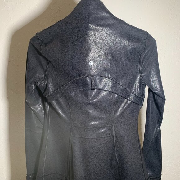 Lululemon Define Jacket in Faux Black Leather - Picture 2 of 2